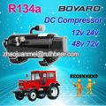 R134a elétrico veículo ac compressor para elétrico caminhão condicionador de ar trator táxi aircon